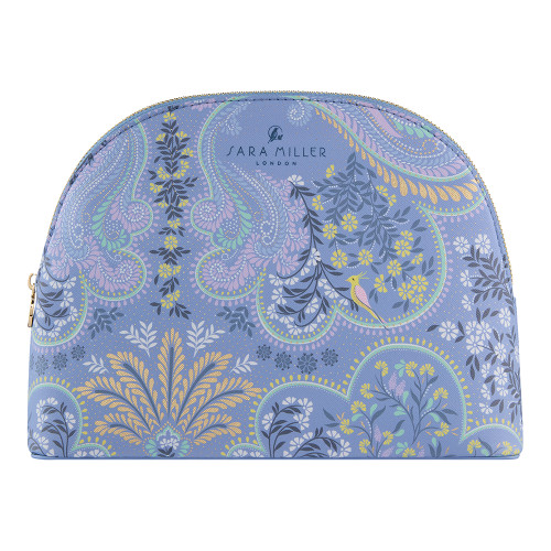 Sara Miller Savannah Large Cosmetic Bag Blue Sara Miller Savannah Large Cosmetic Bag Blue