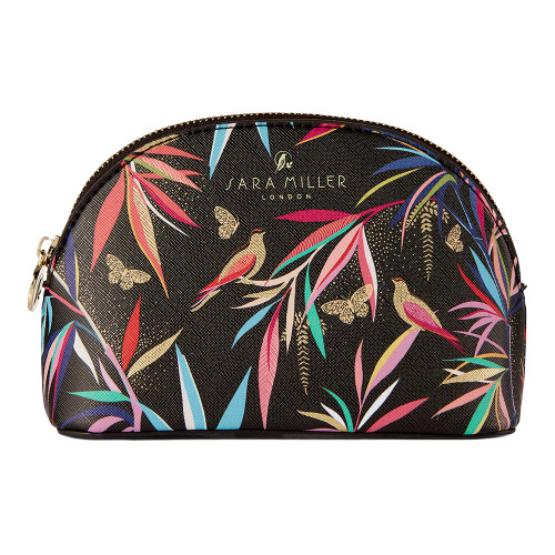 Sara Miller Bamboo Small Cosmetic Bag Black Sara Miller Bamboo Small Cosmetic Bag Black