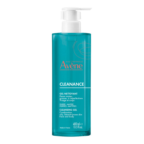Avène Cleanance Cleansing Gel Cleanser for Oily Blemish-Prone Skin 400ml