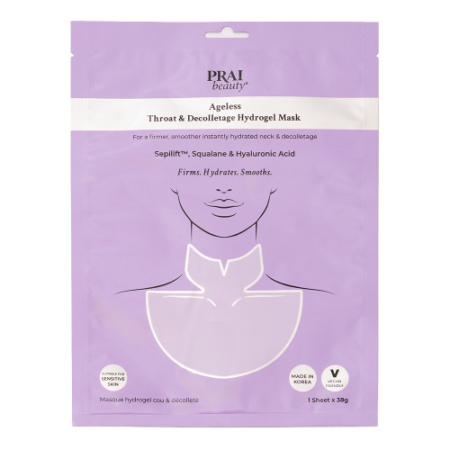 PRAI Ageless Neck & Decolletage Hydrogel Mask - Single