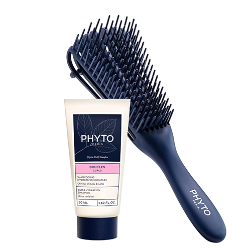 Phyto Curls Shampoo & Brush Duo > Free gift
