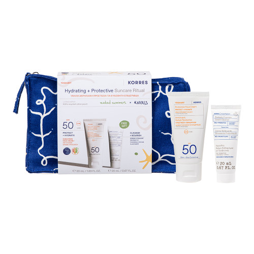 KORRES Yoghurt Hydrating + Protective Suncream & Cleanser Ritual SPF50