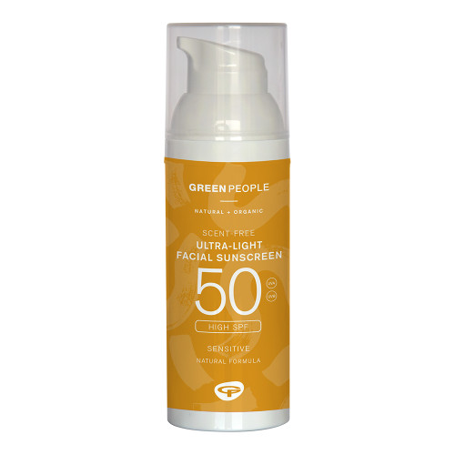 Green People Scent Free Ultra Light Facial Sunscreen SPF50 50ml