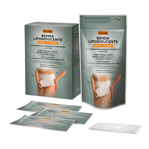 Guam Benda Lipo-reducing Bandages for Tummy & Waist - 3 Treatments