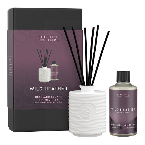 Scottish Fine Soaps Wild Heather Highland Escape Diffuser Set