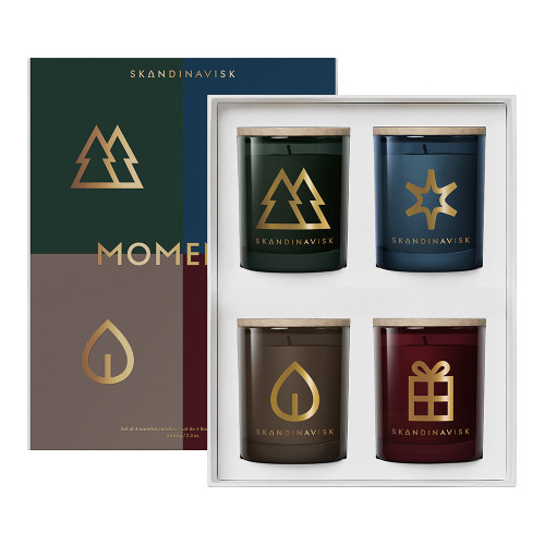 SKANDINAVISK MOMENTS (Worth $120) Scented Candle Gift Set