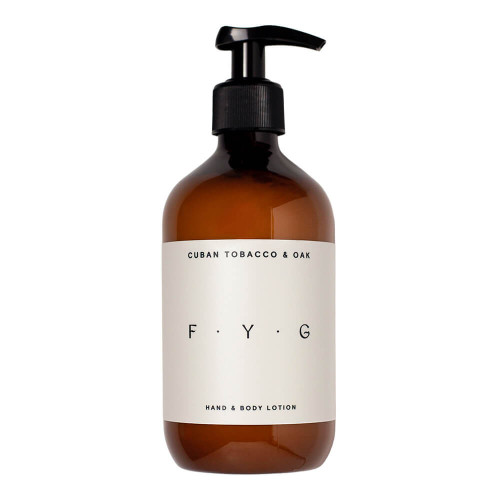 F.Y.G Find Your Glow Cuban Tobacco & Oak Hand & Body Lotion 300ml