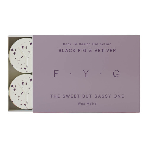 F.Y.G Find Your Glow Black Fig & Vetiver Wax Melts - 6 Pieces