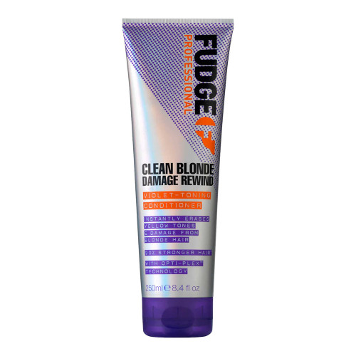 Fudge Clean Blonde Damage Rewind Violet Toning Conditioner - 250ml