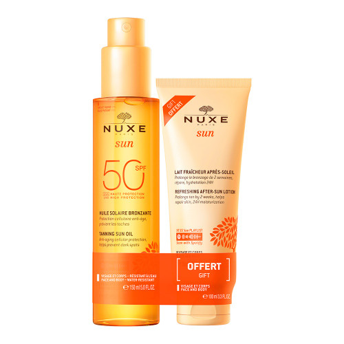 NUXE Sun Tanning Oil SPF50 & After Sun