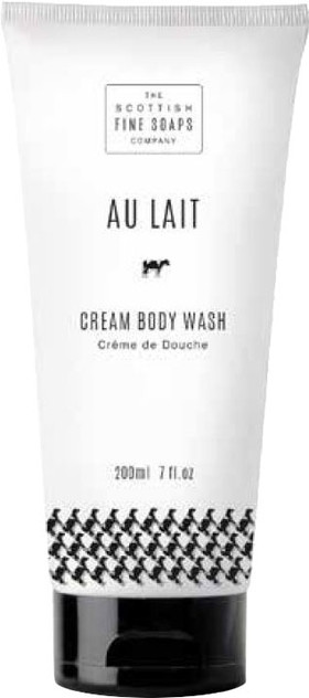 Scottish Fine Soaps Au Lait Cream Body Wash Tube 200ml