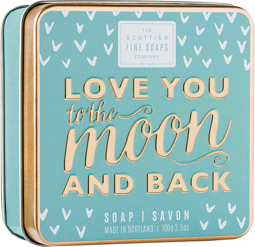 Scottish Fine Soaps Love You to the Moon and Back Soap in a Tin