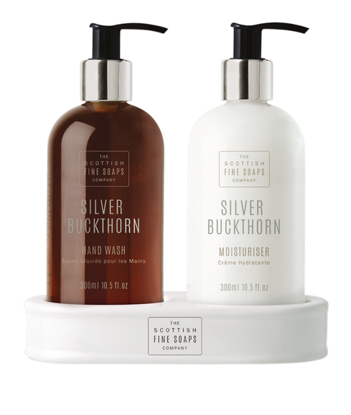 Scottish Fine Soaps Silver Buckthorn Hand Care Set