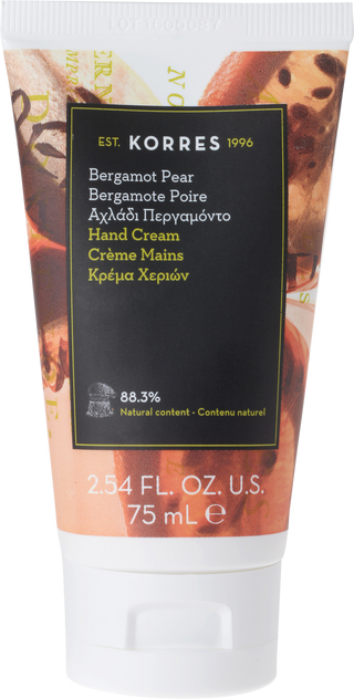 Korres Bergamot Pear Hand Cream 75ml
