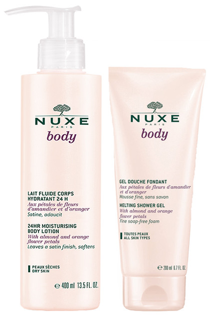 Nuxe Moisturising Body Lotion + Melting Shower Gel 400ml