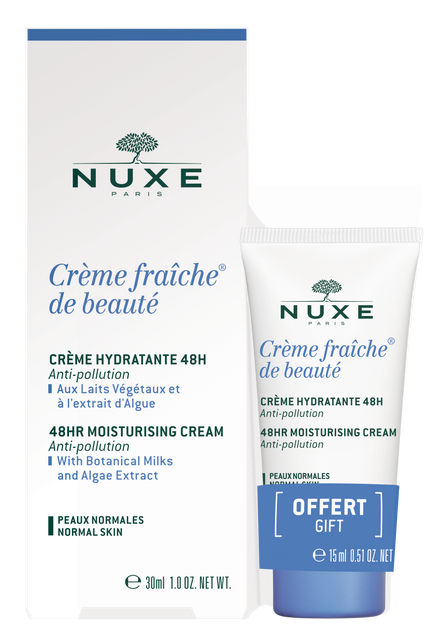 NUXE Crème Fraîche de Beauté 48HR Moisturising Cream Normal Skin + Free Mini NUXE Crème Fraîche de Beauté 48HR Moisturising Cream Normal Skin + Free Mini
