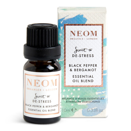 Neom De-Stress Black Pepper & Bergamot Essential Oil Blend