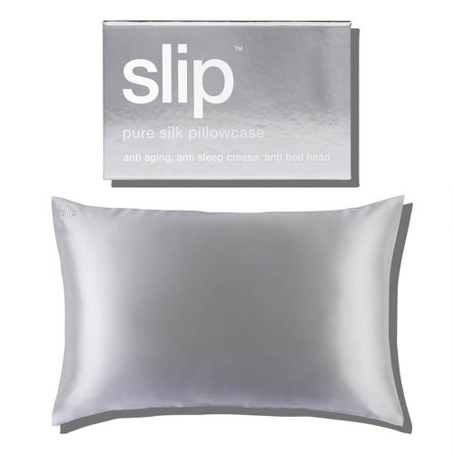 Slip Pure Silk Silver Queen Pillowcase 