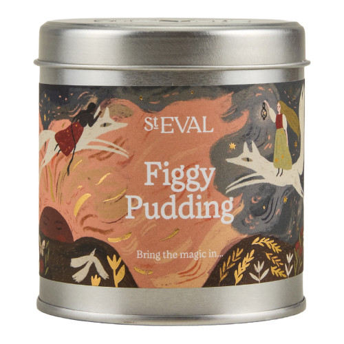 St Eval Figgy Pudding Christmas Tin Candle St Eval Figgy Pudding Christmas Tin Candle