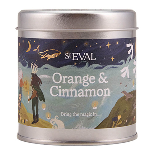 St Eval Orange and Cinnamon Christmas Tin Candle