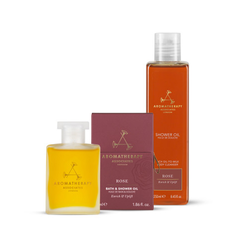 Aromatherapy Associates Uplifting Rose Bath & Shower Bundle Collection Aromatherapy Associates Uplifting Rose Bath & Shower Bundle Collection