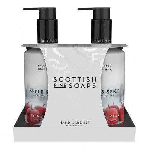 Scottish Fine Soaps Apple & Spice Hand Care Set 2x300ml