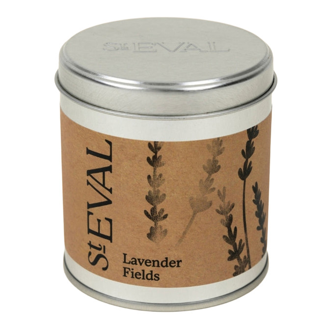 St Eval Lavender Fields Tin Candle