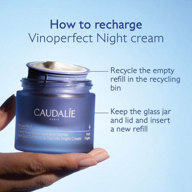 Caudalie Vinoperfect Brightening Glycolic Refillable Night Cream 50ml