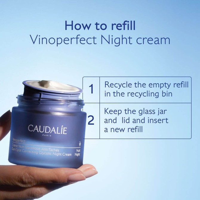 Caudalie Vinoperfect Dark Spot Correcting Glycolic Night Cream Duo