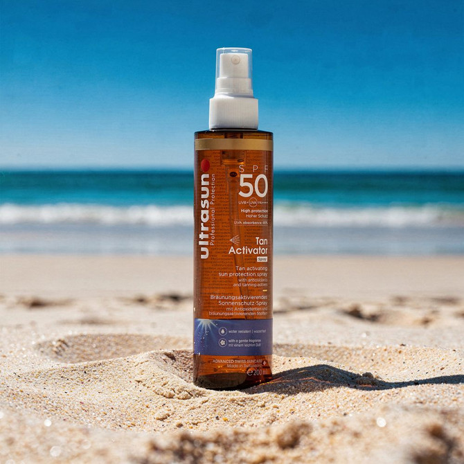 Ultrasun Body Tan Activator SPF50 Spray 200ml