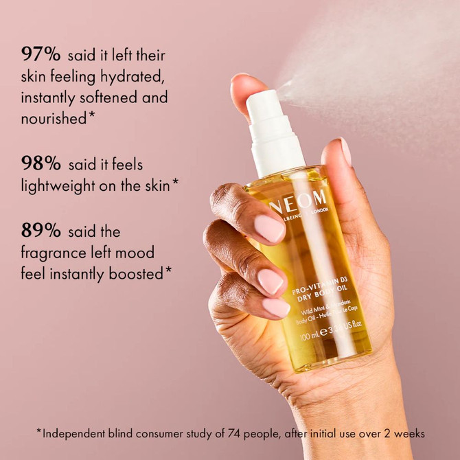 NEOM Pro-Vitamin D3 Dry Body Oil 100ml