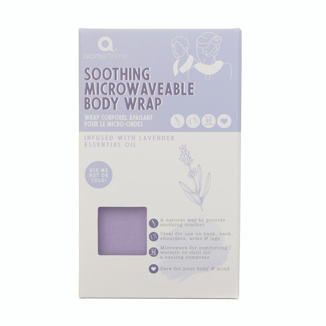 Aroma Home Soothing Microwaveable Lavender Body Wrap