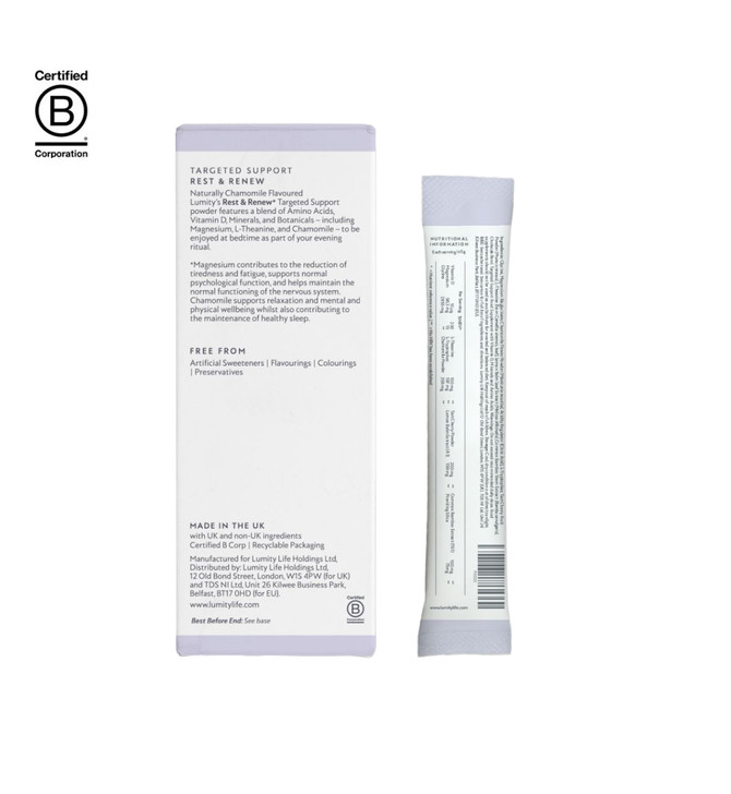 Lumity Life Rest & Renew - Daily Sachets (14 Servings)