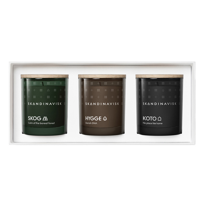Skandinavisk HIBERNATE Mini Candle Giftset 65g x 3 | Bath & Unwind