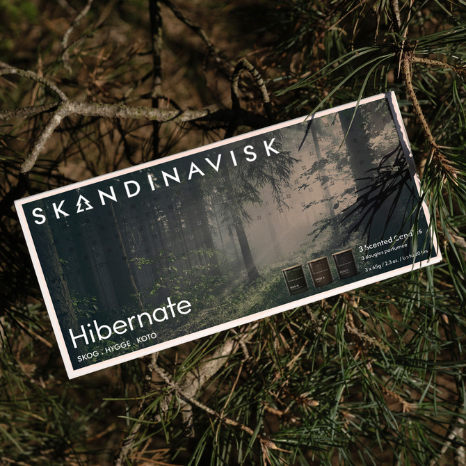 Skandinavisk HIBERNATE Mini Candle Giftset 65g x 3