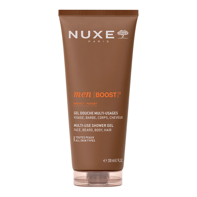 NUXE MEN Multi-Use Shower Gel Face Beard Body Hair 200ml
