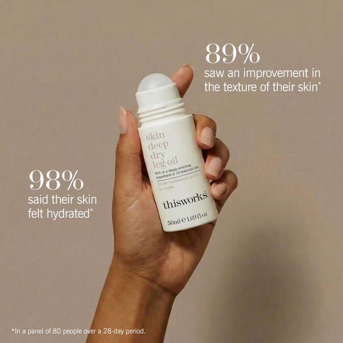 This Works Skin Deep Dry Leg Oil Roller