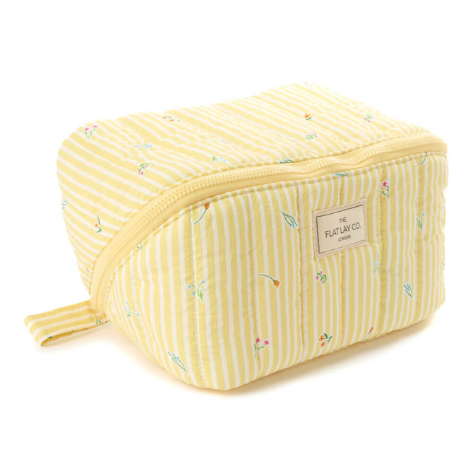 THE FLAT LAY CO. Marshmallow Makeup Box Bag - Flora