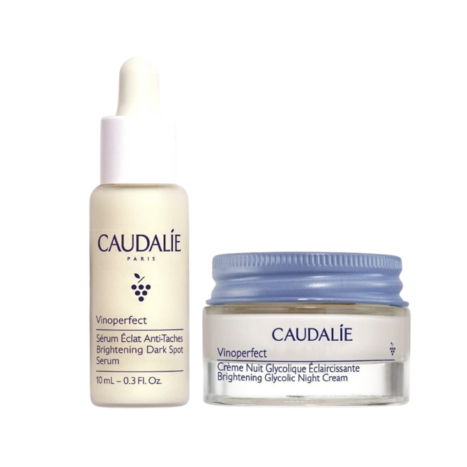 Caudalie Vinoperfect Serum (10ml) & Dark Spot Moisturizer (15ml) Duo