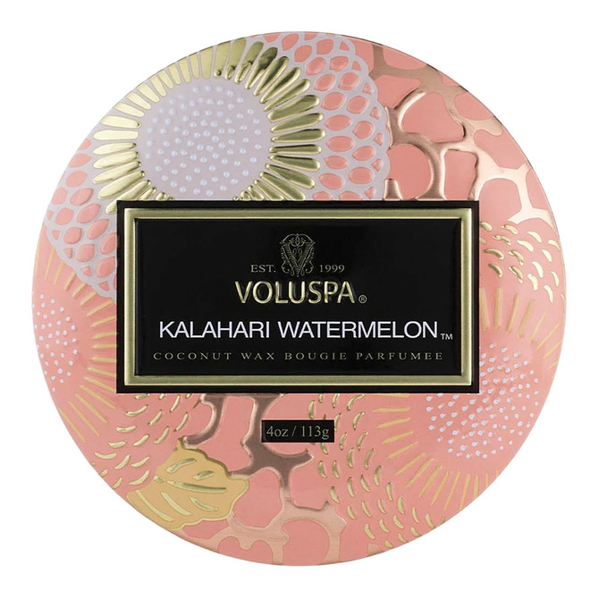 Voluspa Kalahari Watermelon Mini Tin Candle