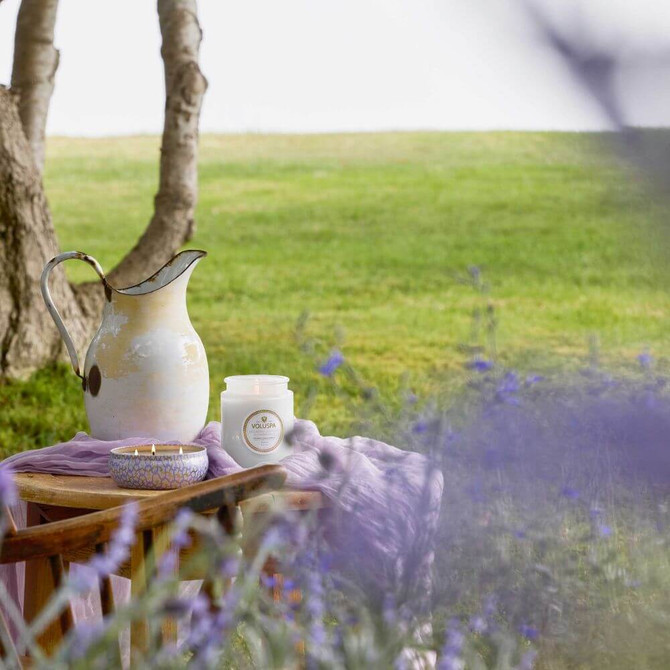 Voluspa Mountain Lavender & Chamomile Large Jar Candle