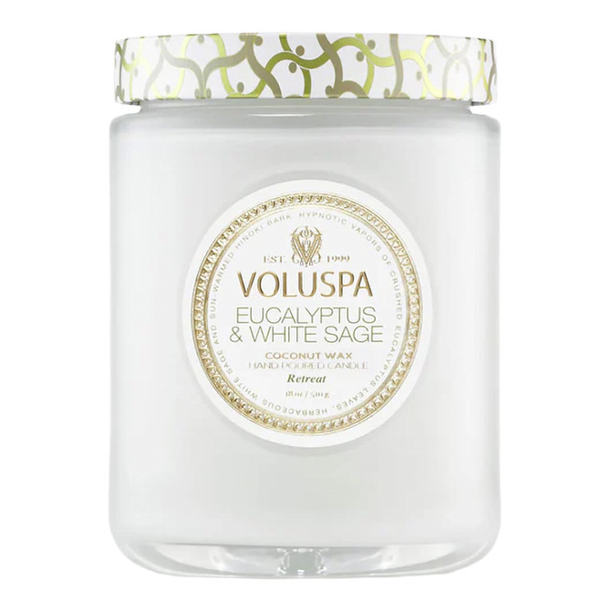 Voluspa Eucalyptus & White Sage Large Jar Candle