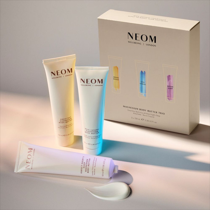Neom Magnesium Body Butter Trio
