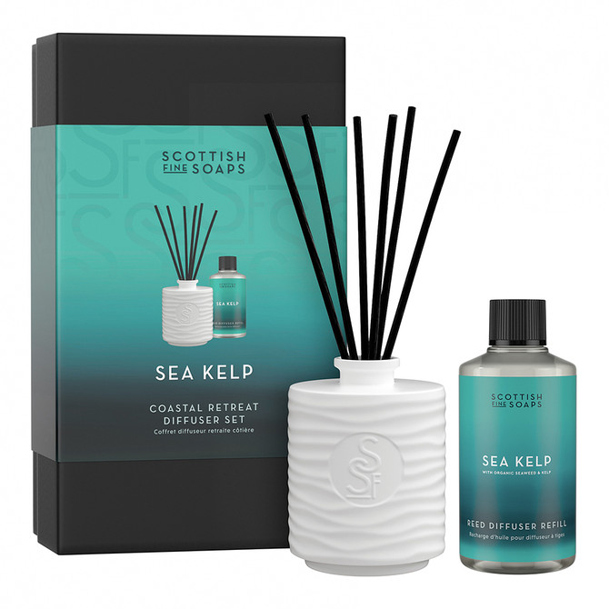 Scottish Fine Soaps Sea Kelp Coastal Retreat Diffuser Set