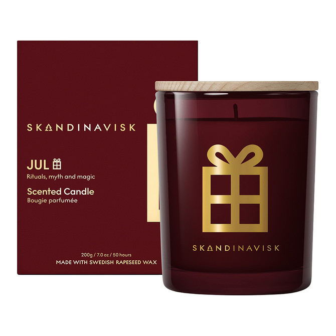 SKANDINAVISK JUL Gold Symbol Scented Candle 200g