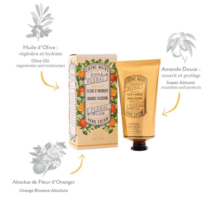 Panier des Sens Orange Blossom Hand Cream 75ml
