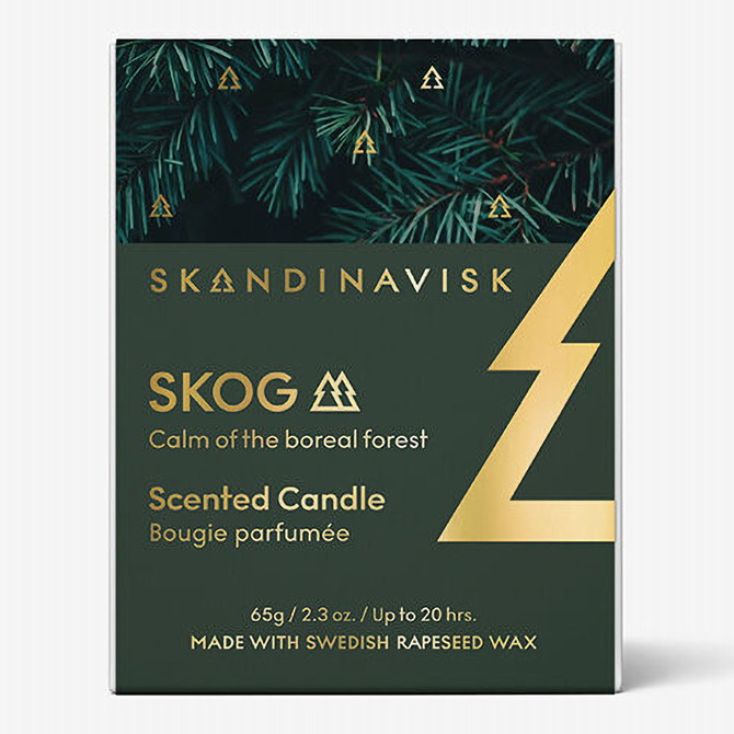 SKANDINAVISK SKOG Scented Candle Gold Edition 65g