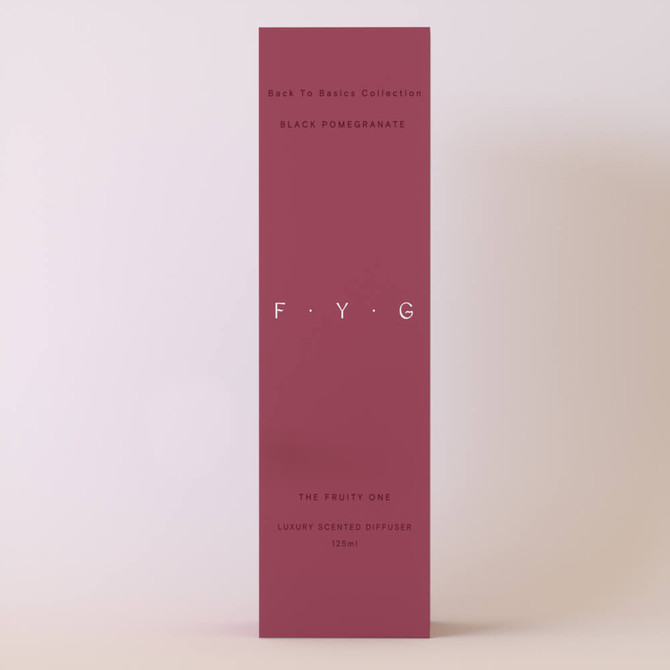 F.Y.G Find Your Glow Black Pomegranate Reed Diffuser 125ml