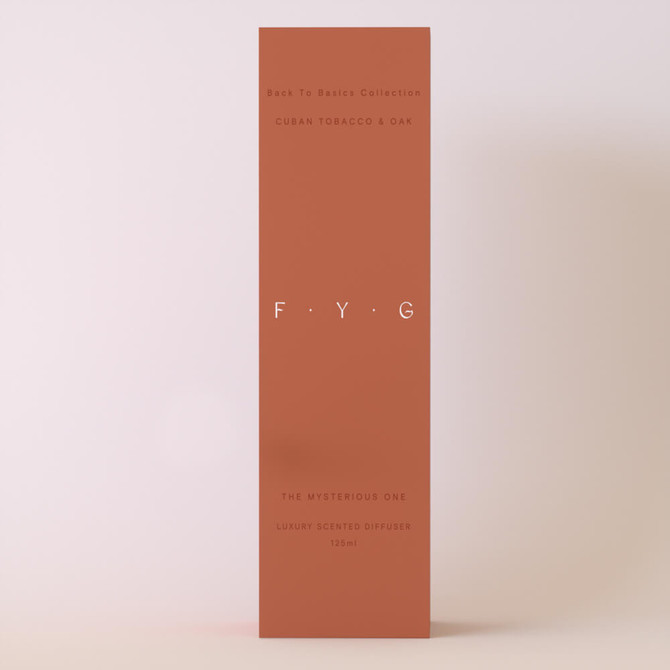 F.Y.G Find Your Glow Cuban Tobacco & Oak Reed Diffuser 125ml