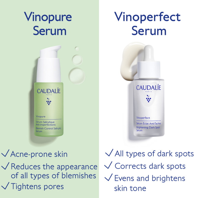 Caudalie Vinopure Natural Salicylic Acid Pore Minimising Serum 30ml